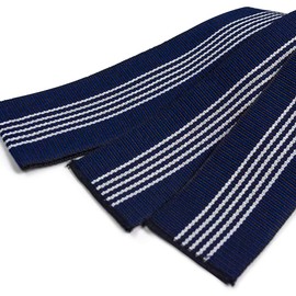Kyoetsu Men's Obi, Tanzen Obi, Flat Belt, Ryokan Yukata Belt, blue