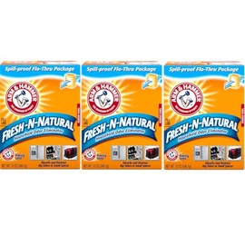 Arm & Hammer Baking Soda Fresh-n-Natural Odor Eliminator, 12 oz (Pack of 3)