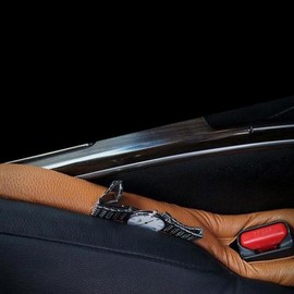 Car gap cushion cover, car seat brown cushion pocket, gap filler, car gap pocket, car gap cushion / 자동차틈새쿠션 커버자동차 카시트 브라운 쿠션 포켓 틈새막이 자동차틈새포켓 차량용틈새쿠션 자