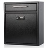KYODOLED Steel Combination Lock Mail Boxes Outdoor,Locking Wall Mount Mailbox,Security