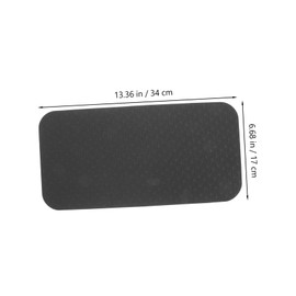 Operitacx 2 Pcs Sewing Machine Mat Sewing Foot Pedal Mat Anti Slip Pad Soundproofing Pad Tailor Machine Mat Sewing Pedal Mat Embroidery Machine Mat Subwoofer Stand Pad Speaker Pads TPE Black