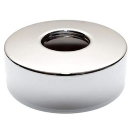 Round Shaped Chrome Plated Steel 3/4" Inch Pipe Collar Oval Cover 24mm Height
