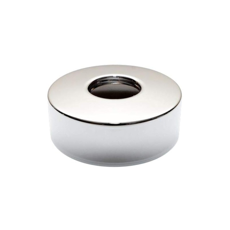 Round Shaped Chrome Plated Steel 3/4" Inch Pipe Collar Oval
