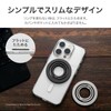 Leplus MagSafe Smartphone Ring "MAGTUS" Ring Multi Stand Matte Silver
