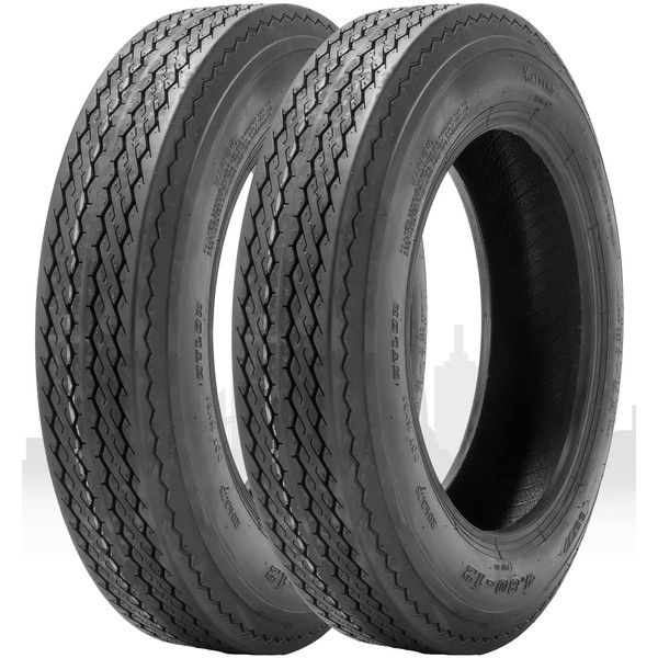 HALBERD 5.30-12 Trailer Tires, 5.30x12 6PR Load Range C for