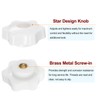QUARKZMAN Star Knobs M6 Internal Thread 38 mm Head Plastic