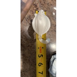 4" Sanddab Lingcod Jigs Rig Fishing Lure Sand Dab Fish for Halibut Rock Grouper Cod (4" Pearl White 2/PK)