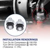 150-180 PSI Air Pressure Switch 150-180psi 1/4 inch Tank Mount