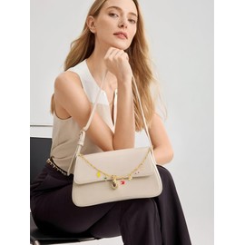 HolidayQbee Lemon Bag Charms Keychain Wristlet Trendy Purse Car Charms Keychain For Women Cute Key Chain Women Fashion Wrist Keychains Accessories Charm Jewelry