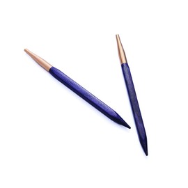 KnitPro J'Adore Cubics Knit Pins - Circular Interchangeable Knitting Needles - for 60cm Cable and Above - 6.50mm, 26-1940100222, Purple