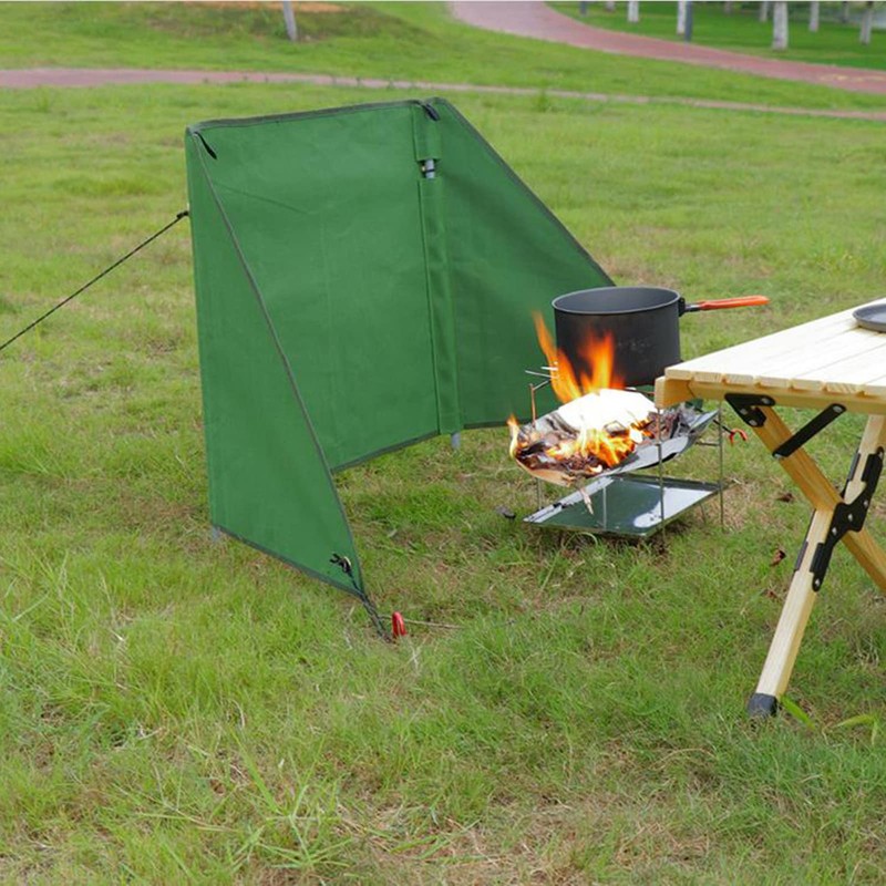Topyond Camping Windscreen, Stove Windscreen - Foldable Stove Windscreen with