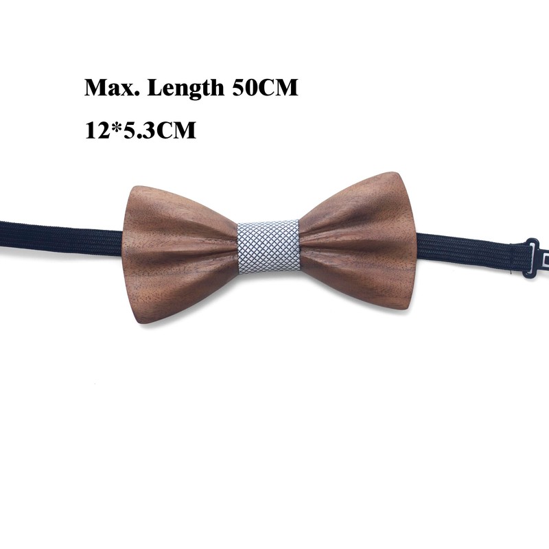 Cyriacus Wooden Bow Tie Set Men's Wooden Bow Tie Set
