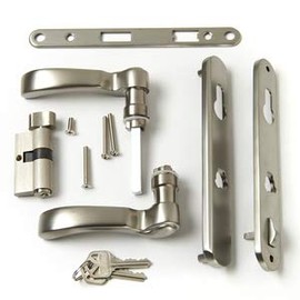 Andersen Handle Set Traditional Style - Nickel Storm & Screen Door 42302