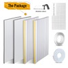 LBG Products Window AC Side Panels,Double Layers Adjustable Side Panel