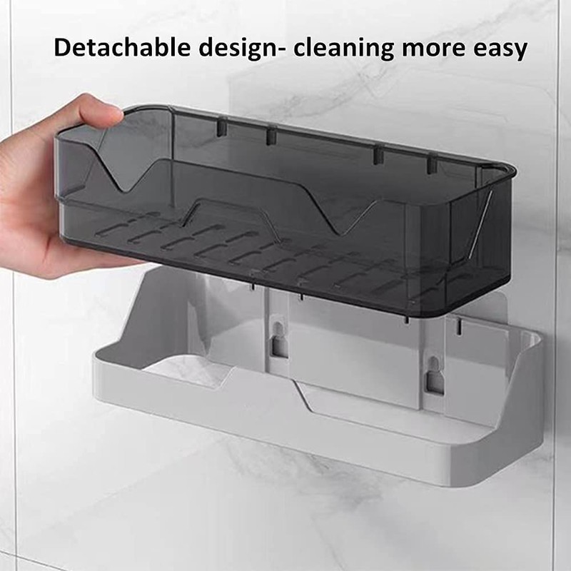 MRPAPA Shower Caddy Wall Mounted, 2 Pack Bathroom Organizer Shelves
