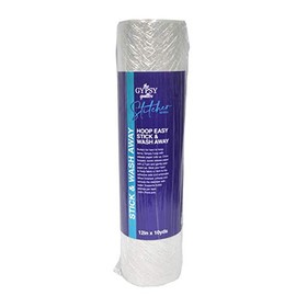 Gypsy Quilter The Stitcher Series Hoop Easy Stick & Wash Stabilizer 12in x 10yds