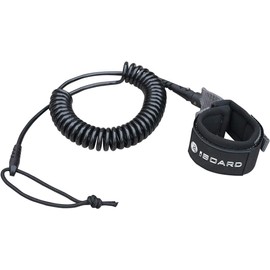 iBoard Surfboard Leash,10 Foot Longboard Surfboard & Paddleboard 5.5mm Replacement Surf Leash Black and Blue
