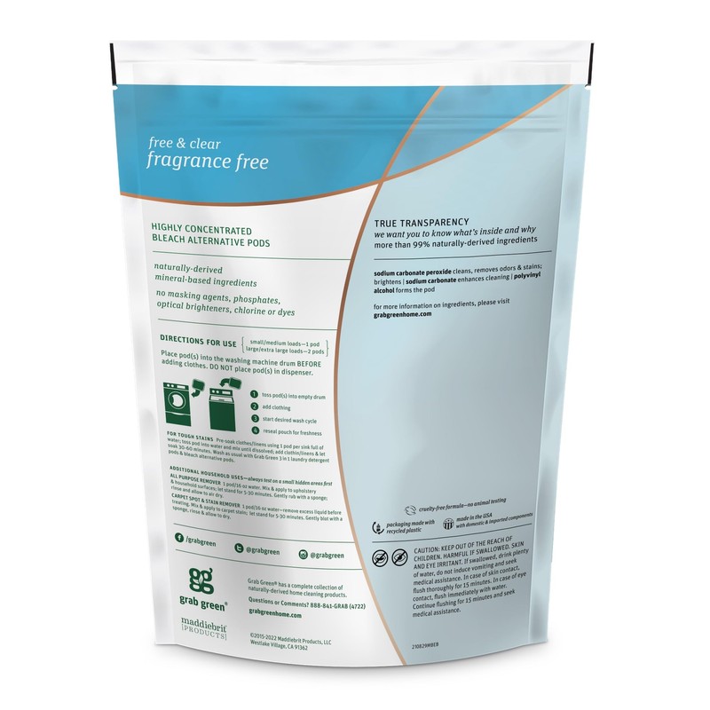 GRABGREEN Bleach Alternative 24 Loads, 24 CT