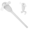Electric Versatile Small Portable Fan USB Rechargeable Handheld MultiFunctional Cooler(White