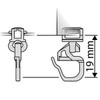 ARS VIVENDI HINNO HC 31 Clic Gliders with Pleat Hooks