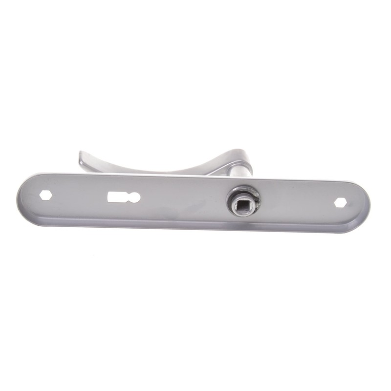 Aqbau® Door Handle Set Long Plate Silver Door Handle Door