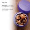 LunchBots Rounds Leak Proof 4 oz. Stainless Snack Container Jar,