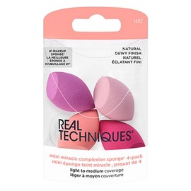 Partner_Reference Real Techniques Mini Miracle Complexion Sponge 4-piece set 1 set mixed colors / 리얼테크닉스 미니 미라클 컴플렉션 스펀지 4종 세트 1세트 혼합색상