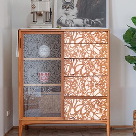 OOTSR 12pcs Stencils and Templates for Painting, 11"x 7" Template for Crafts Reusable Geometric Wood Wall Furniture Decor Scrapbooking DIY