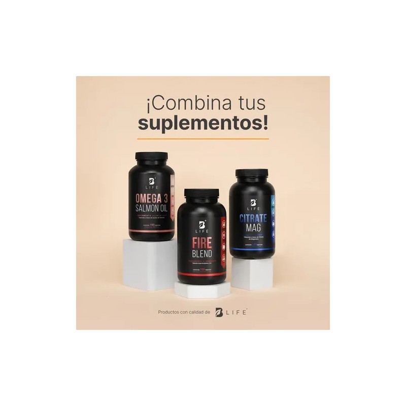 Mezcla De Maca, Damiana Y Fenogreco. Fire Blend B Life
