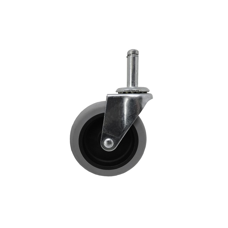 Shepherd 3" Swivel Stem Caster with Soft TPR Tread Rubber