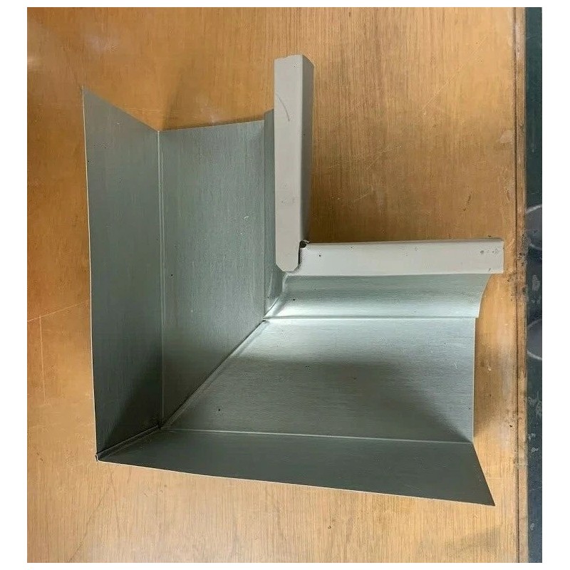 Quality Aluminum 5" 90 Degree Inside Corner Gutter Mitre Norwegian
