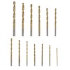 Takagi EARTH MAN Titanium Coated Ironwork Drill, Round Shaft, Set