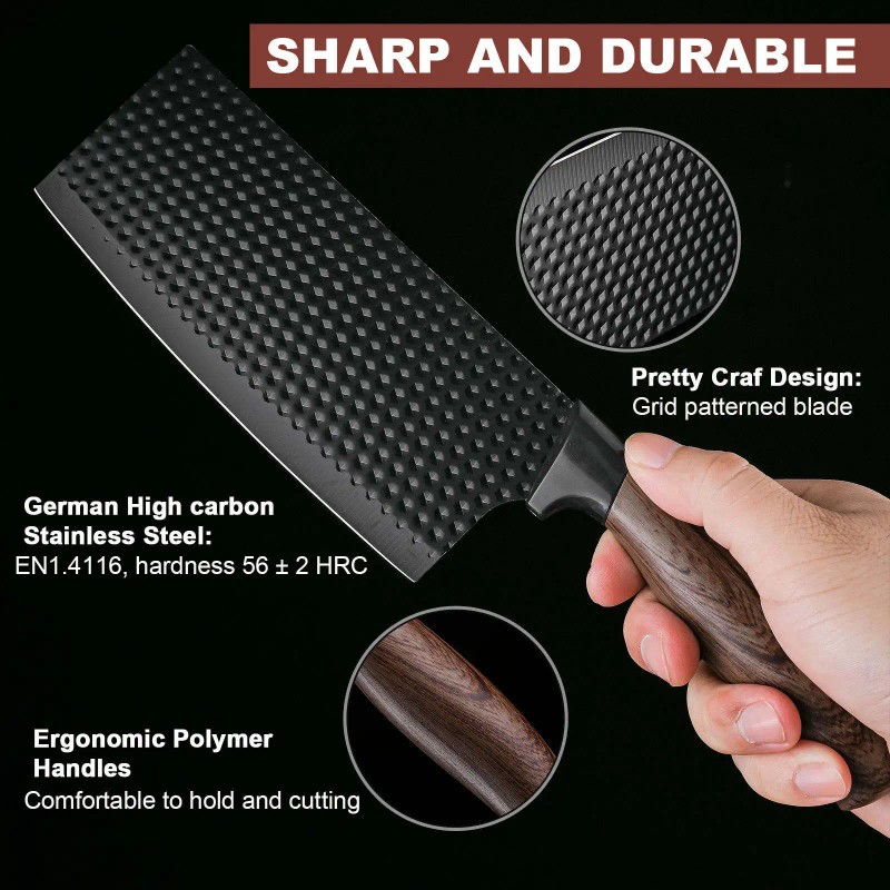 High Quality Professional Kitchen Knives Set Stainless Steel Kitchen Cooking