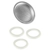 Univen 2.5" (64mm) Espresso Filter and Gasket Seals Compatible with