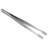 HTS 170S0 4.75" Straight Stainless Steel Stamp Tweezers
