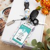 ID Card Holder with Strap, Retractable Card Holder with Rotating