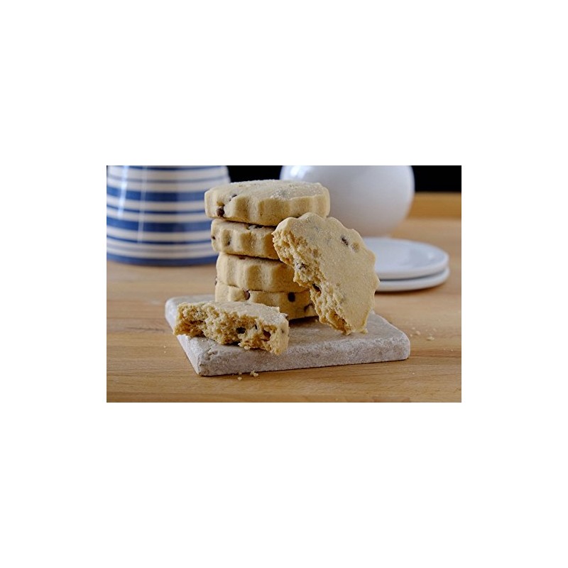 Scotland Hand Baked Butter Shortbread Cookie Box 7oz (Chocolate Chip