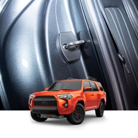 Car Door Lock Latches Cover Protector Replacement for Toyota 4RUNNER 2010-2025 4 Runner Camry Corolla RAV4 Land Cruiser Car Accessories Car Door Lock Decorations (Black)