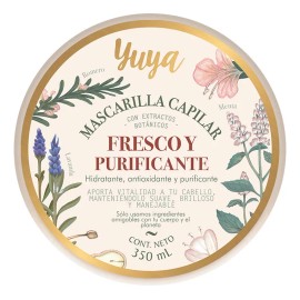Mascarilla Para Cabello Yuya Hidratante Con Romero 350 Ml