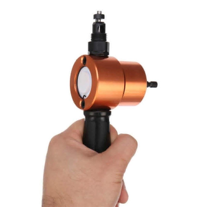 YT-160A Gold Double Head Sheet Metal Nibbler Cutter Drill Attachment