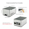 ElectroCookie Raspberry Pi 5 Case, Compact Aluminium Case with Active