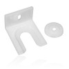 SPARES2GO Integrated Fridge/Freezer Door Clip Fixing Bracket Built-in Universal x