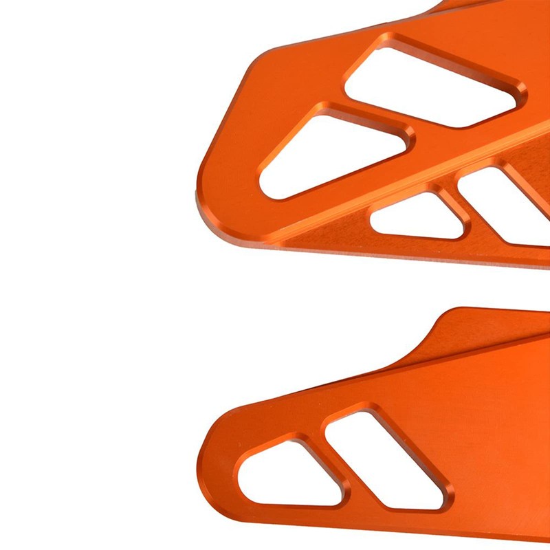 MZ-STORE Motorcycle CNC Aluminium Front and Rear Footrest Protector Heel