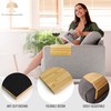 Bamboo Sofa Arm Tray Foldable Wooden Armrest Couch Organiser for