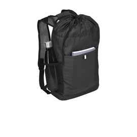Port Authority Hybrid Backpack, Black/Black, One Size