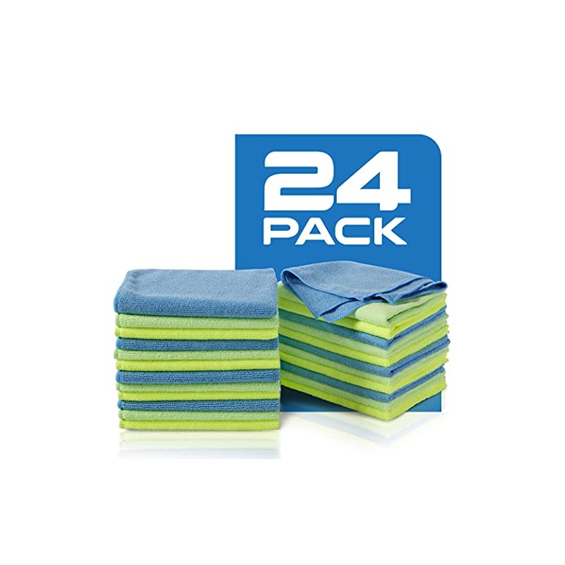 Zwipes Auto Pro Waffle Paño para secar, Paquete de 24
