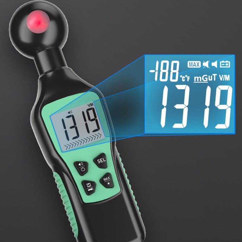 Digital EMF Detector Tester Professional Digital Electromagnetic Field Radiation Detector