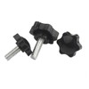 BOZONLI Thumb Screw Bolts, Six-Star Shape Head Knob Full Thread