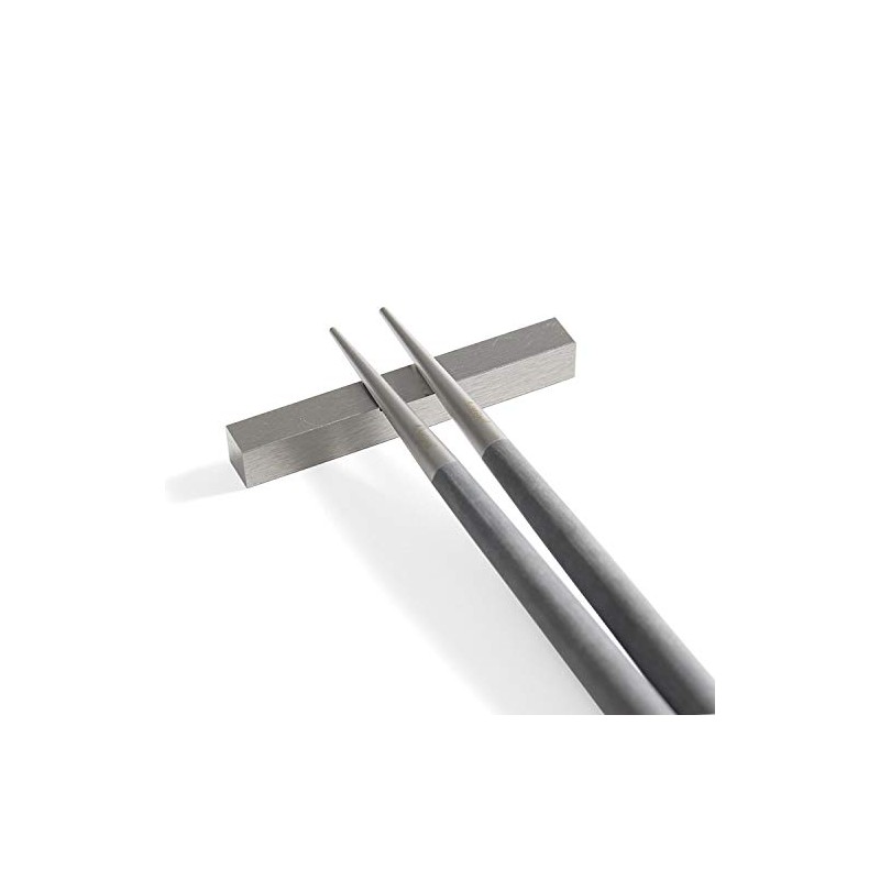 Cutipol G029GR GOA Gray Silver Chopsticks + Chopsticks Rest Set