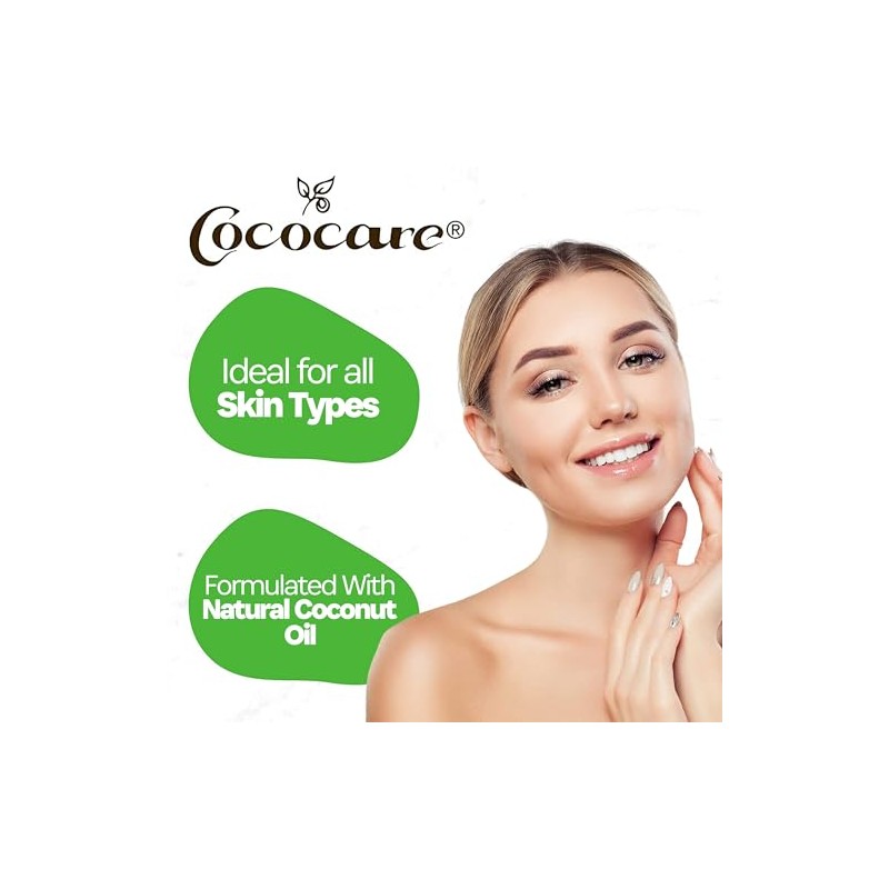 Cococare Aceite hidratante de coco de 8.5 onzas (260 ml)